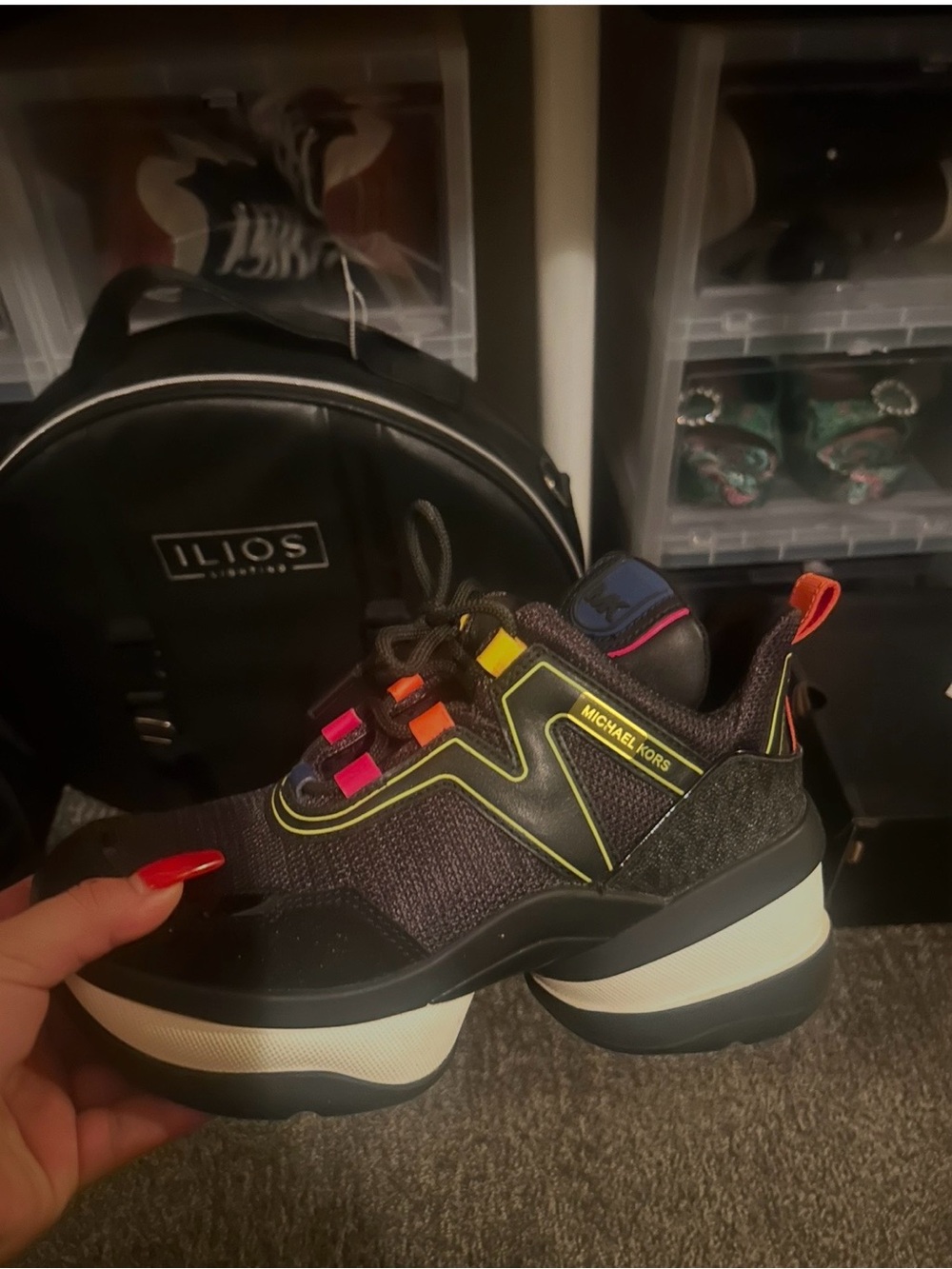 Michael Kors Olympia Sneaker - Neon